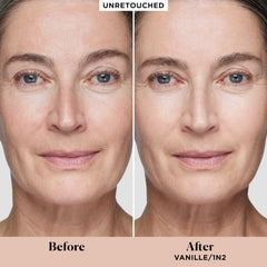 Laura Mercier Real Flawless liquid texture demonstrates light, hydrating feel on skin.