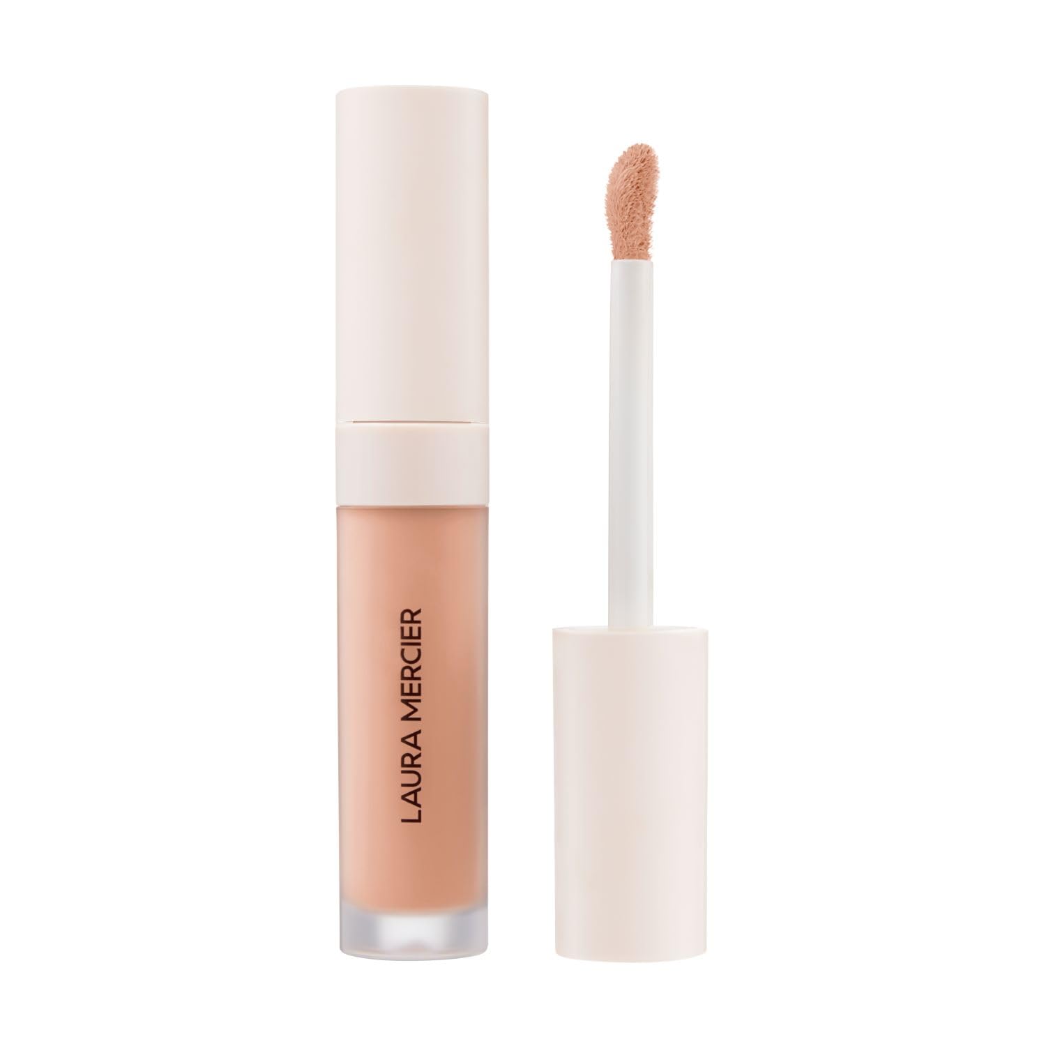 Laura Mercier Real Flawless packaging close-up highlighting serum-concealer formula