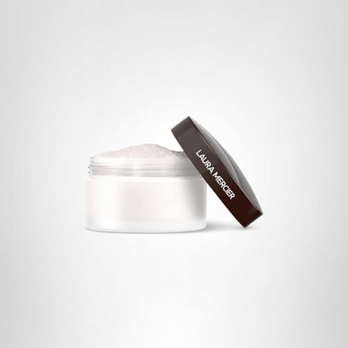 Laura Mercier Secret Brightening Powder compact closed for travel-friendly touch-ups
