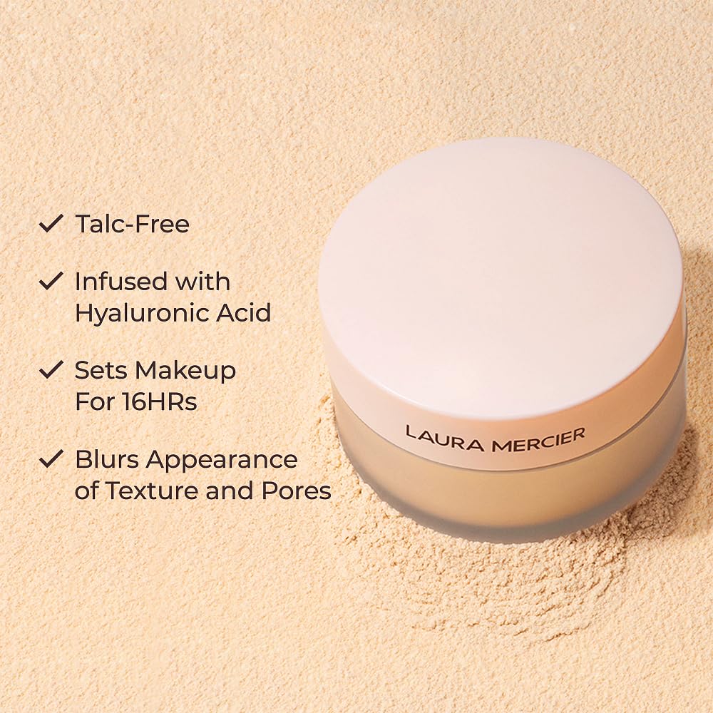 Laura Mercier silica soft-focus effect smooths skin texture for a refined look.