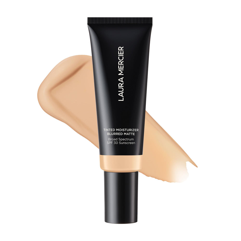 Laura Mercier tinted moisturizer blurred matte SPF30 packaging for daily protection