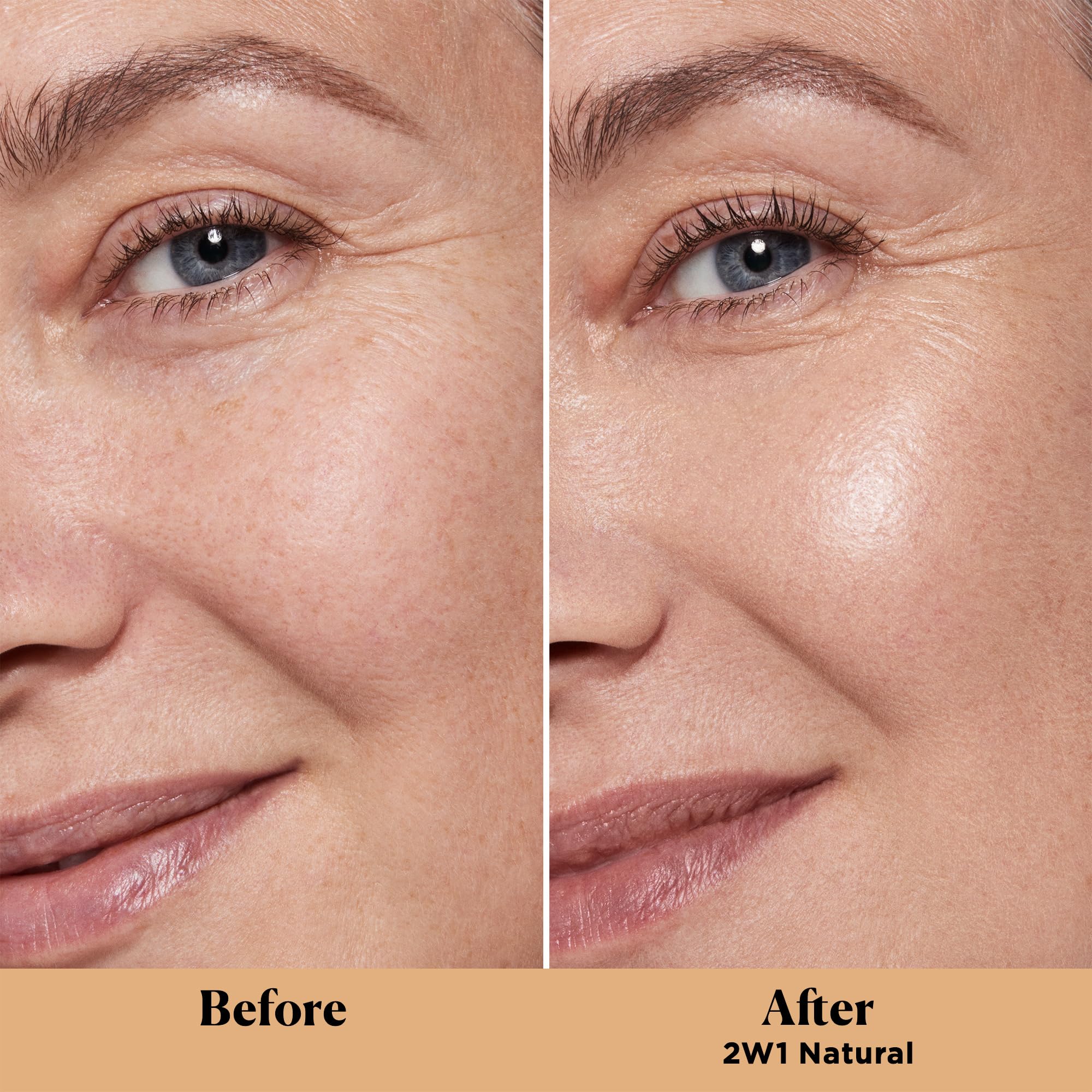 Laura Mercier Tinted Moisturizer Light Revealer swatch on skin shows sheer coverage for no-makeup glow.