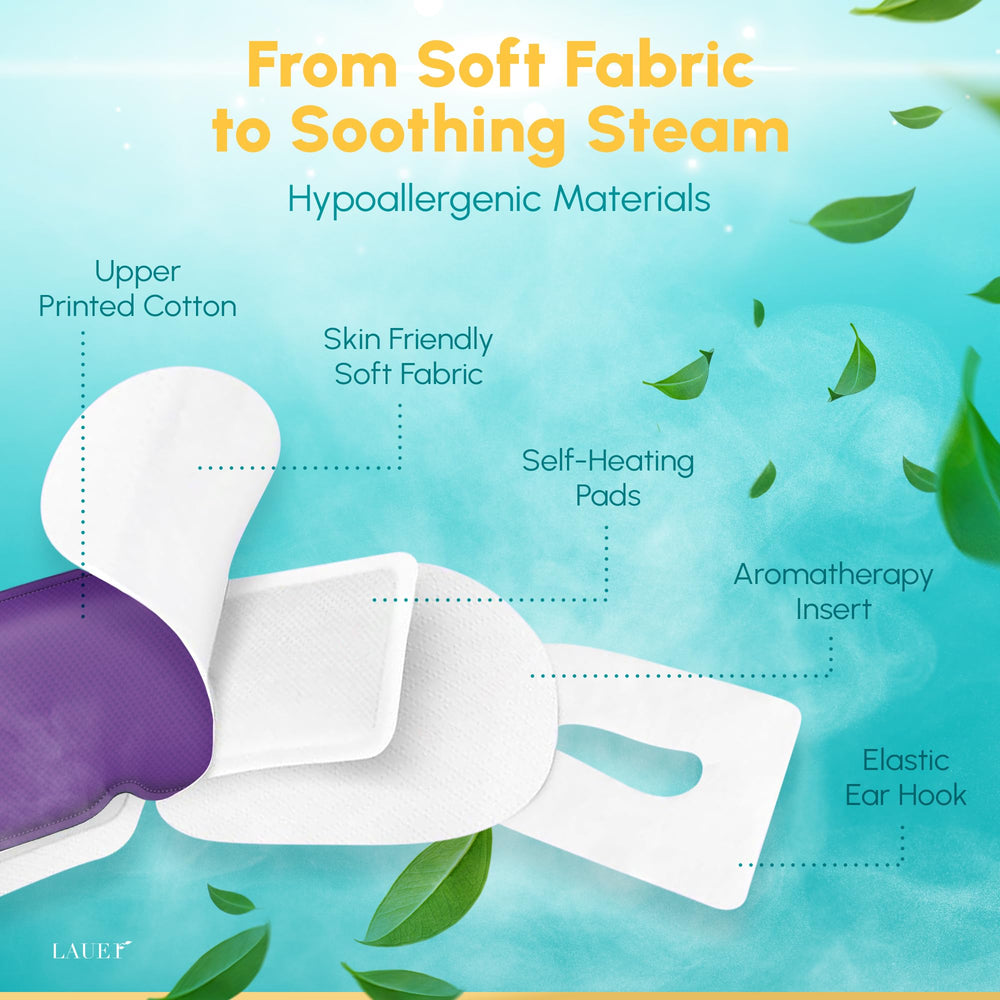 LAUER COSMETIC travel-friendly mask fits purse or suitcase for on-the-go relief