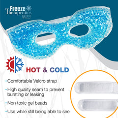 lautre-peau flexible gel beads molding to eye contours for comfort