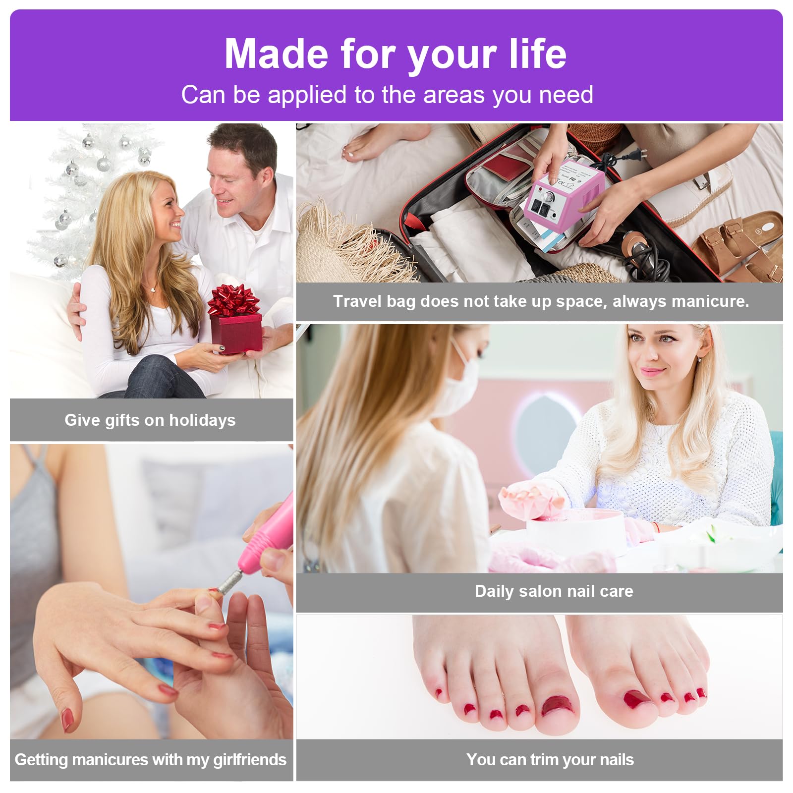 LAVAED nail-pedicure-professional-use supports salon-quality pedicure results at home