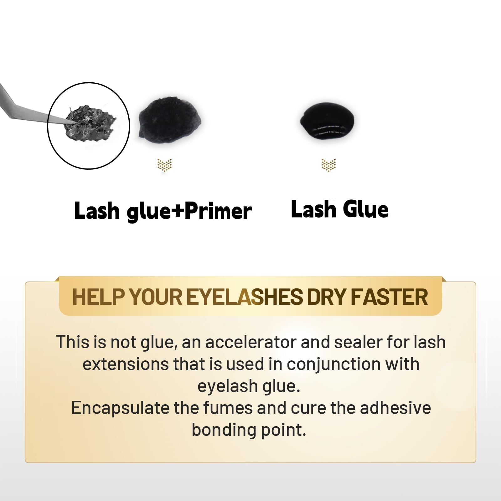 LAVALANDO IB Beauty primer bottle ready to prep lashes for stronger bonding.