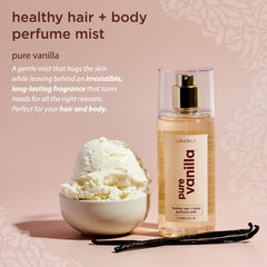 Lavanila Jojoba oil on hair adds shine and helps manage frizz.
