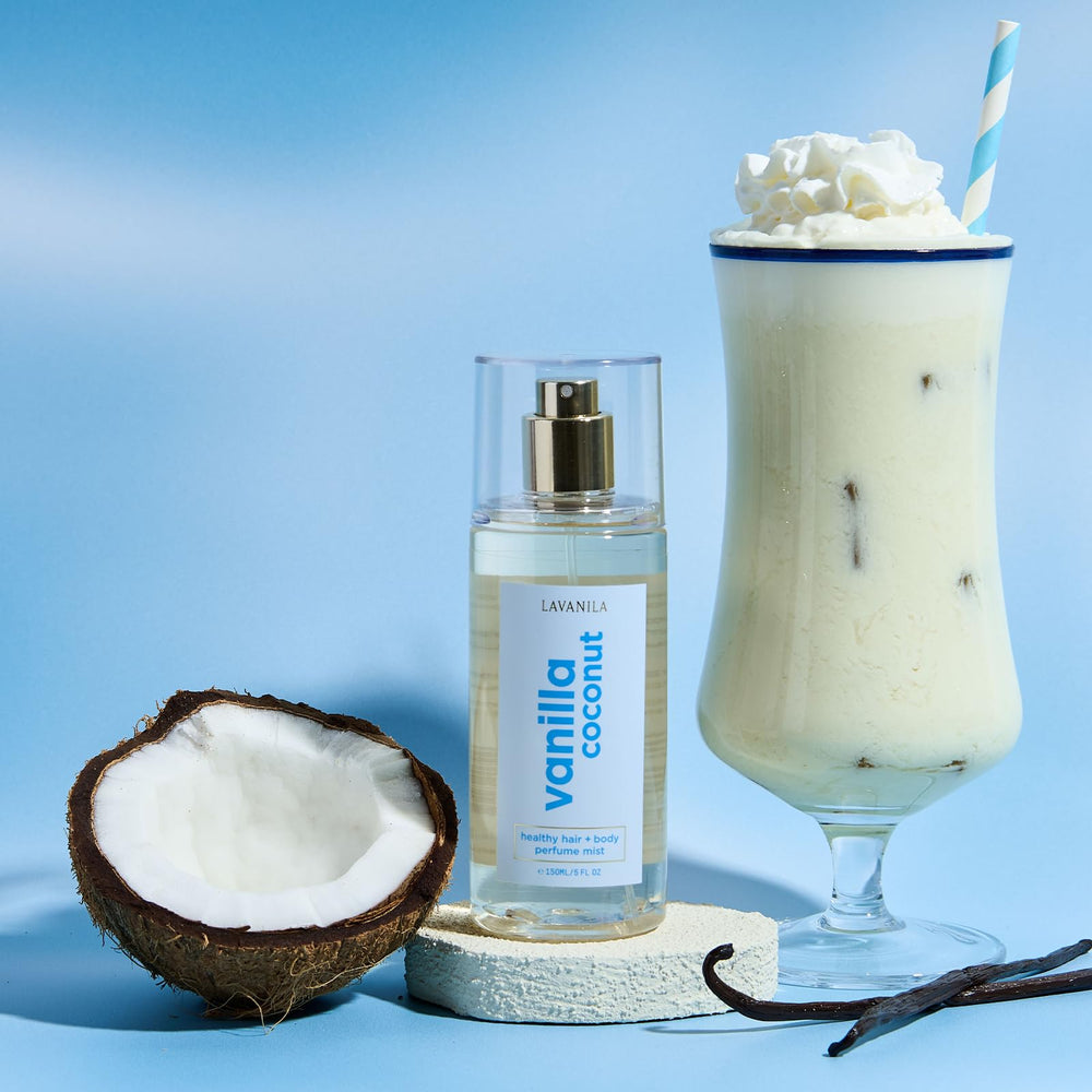 Lavanila packaging showcases 20-year leadership in healthy beauty.