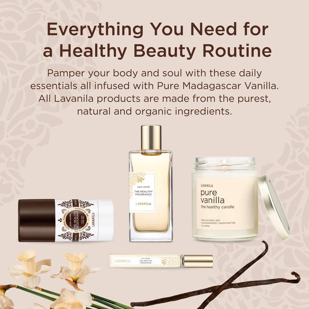 Lavanila Pure Vanilla made-in-USA label with premium vanilla fragrance