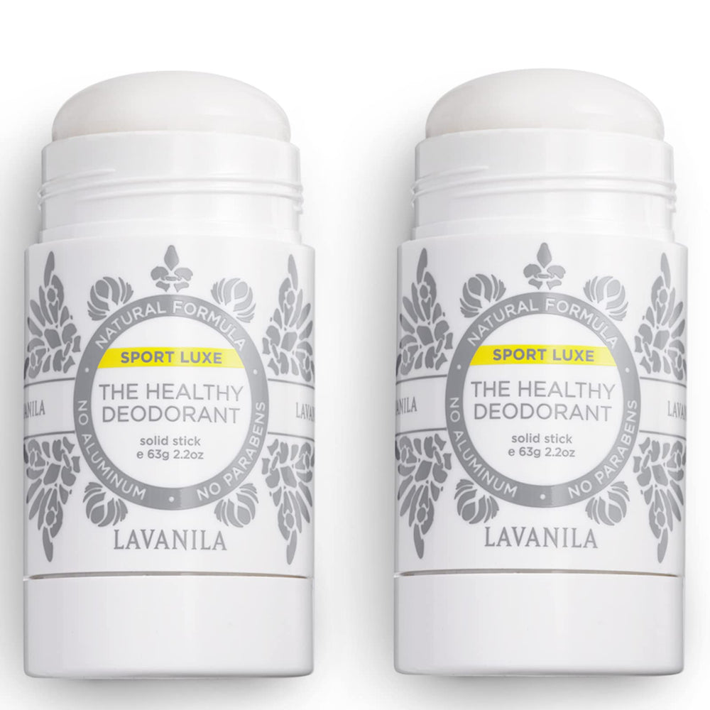 Lavanila Sport Luxe close-up texture with natural sheen and non-greasy finish.