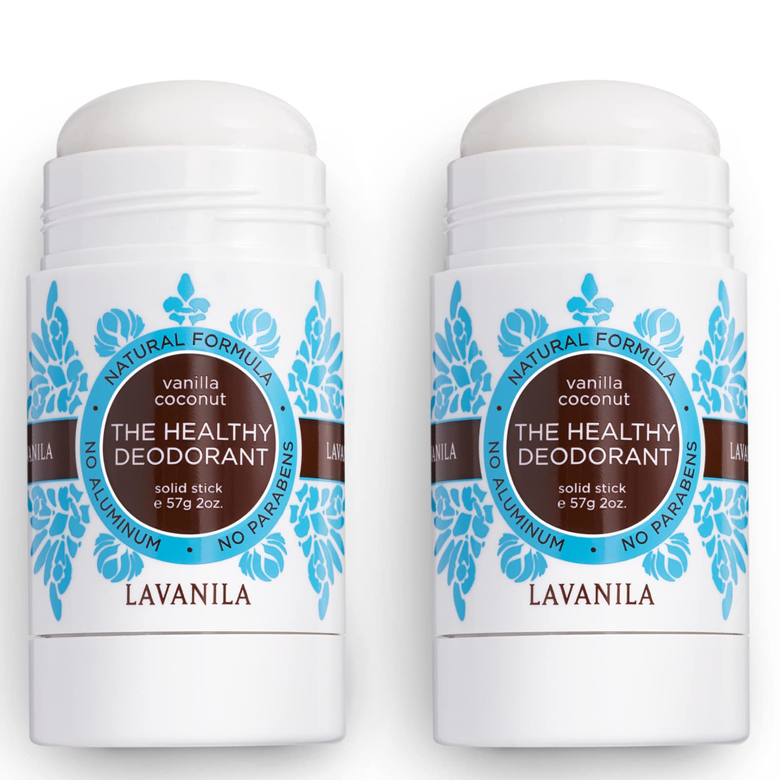 Lavanila Vanilla Coconut Deodorant scent profile with vanilla and coconut notes.