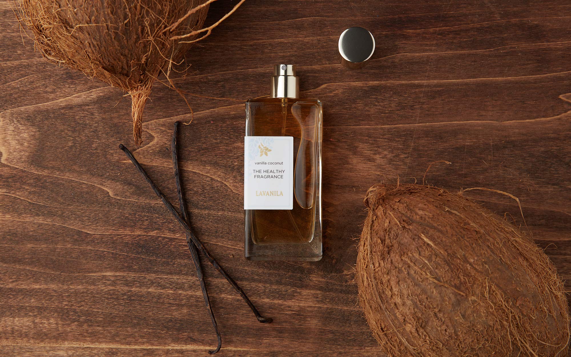 Lavanila Vanilla Coconut evokes island escape with Tahitian notes and vanilla sweetness.