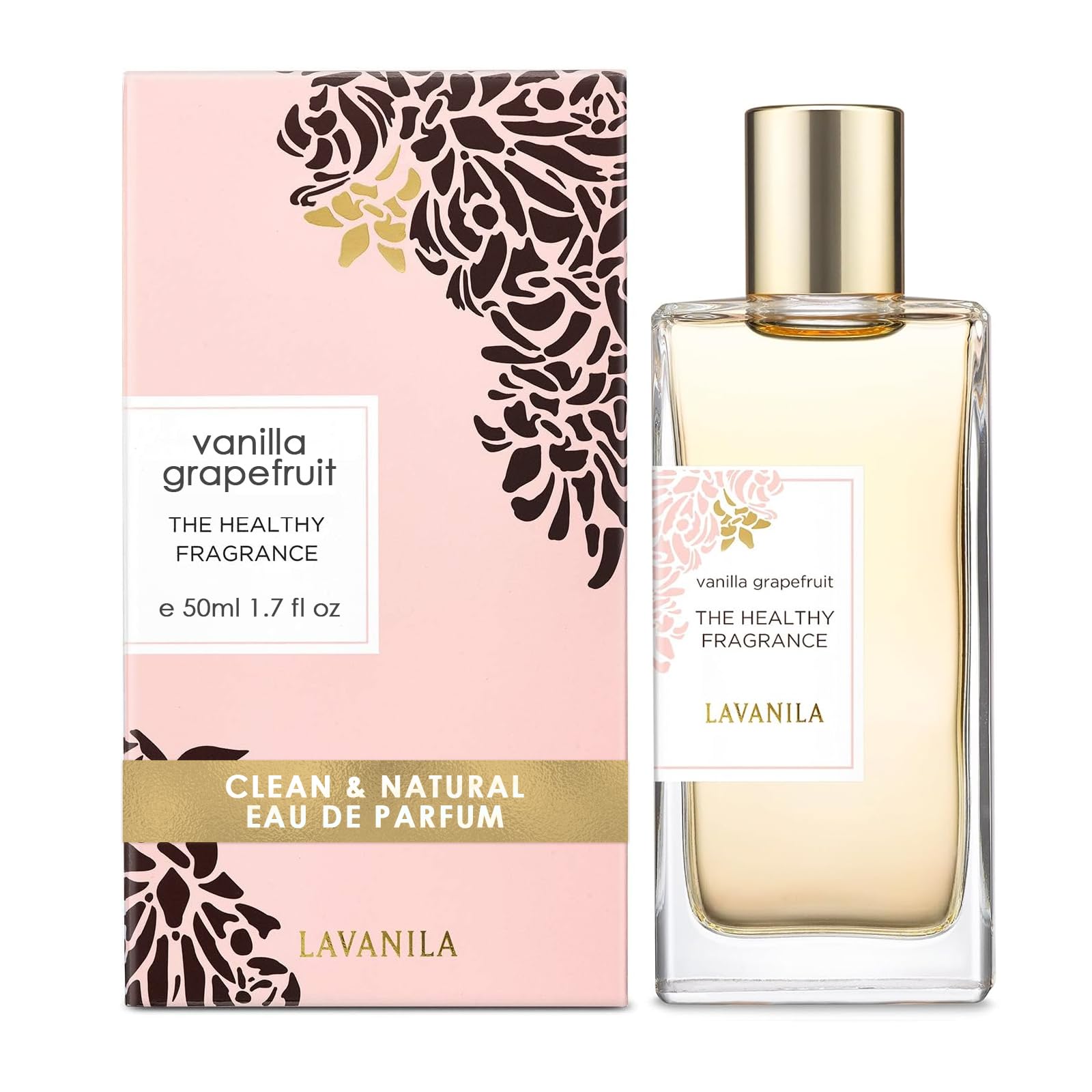 Lavanila Vanilla Grapefruit cedarwood base on packaging adds warm, comforting vibe.