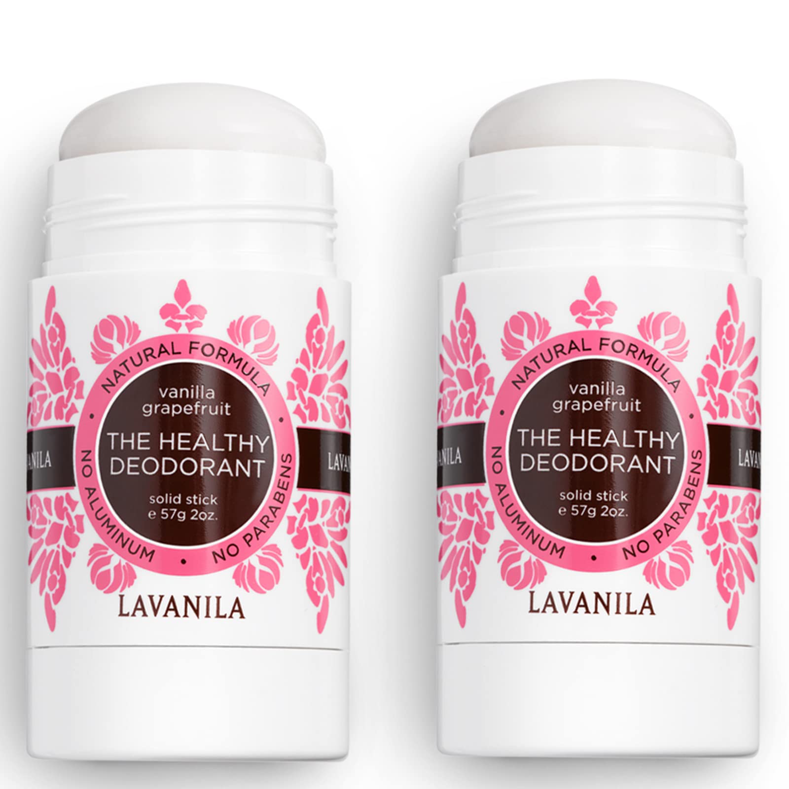 Lavanila Vanilla Grapefruit deodorant made in USA with clean, plant-based formula