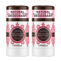 Lavanila Vanilla Grapefruit deodorant stick close-up showing smooth texture for daily freshness