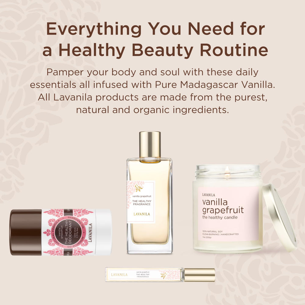 Lavanila Vanilla Grapefruit lifestyle shot for daytime fragrance wear.