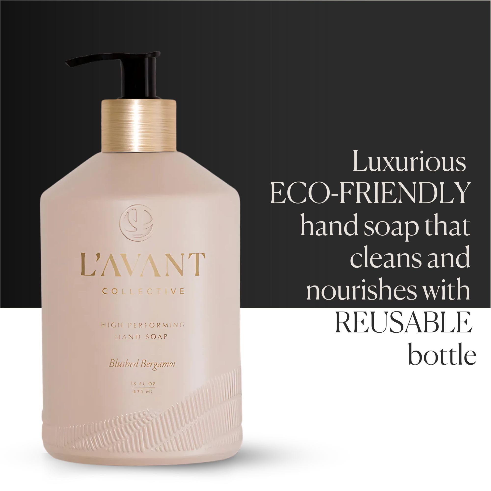 L’AVANT Collective amber-cedar notes evoke warm, earthy aroma in daily routines.