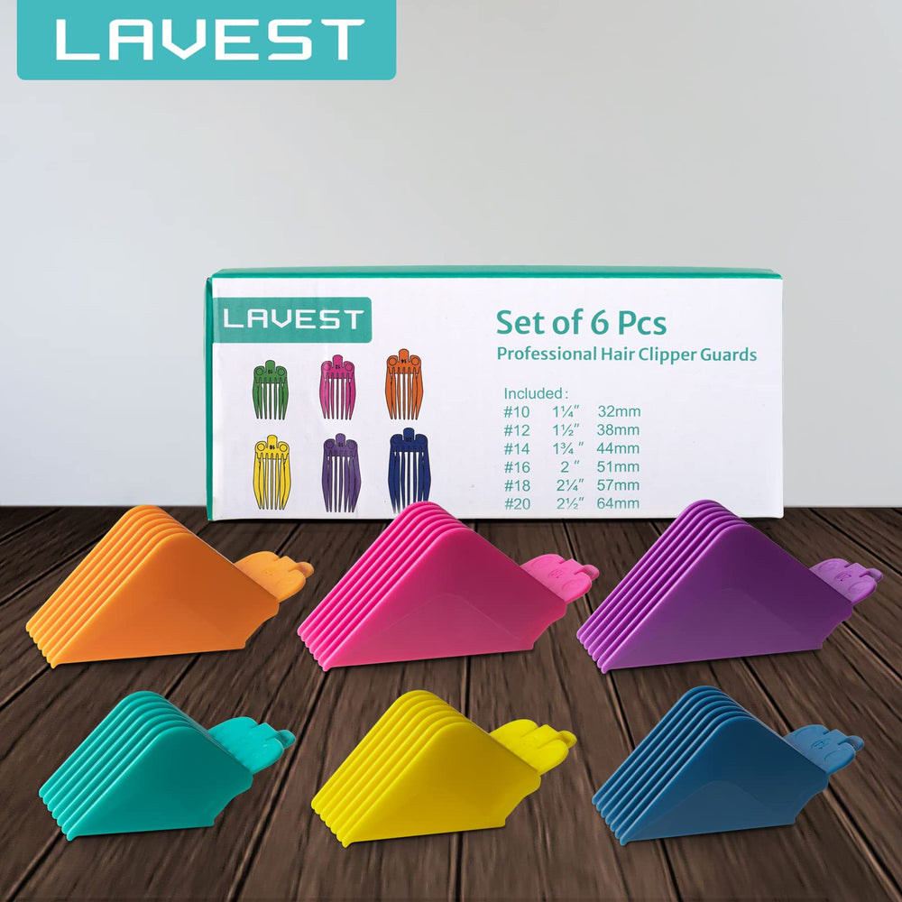 LAVEST clipper guards compatibility chart highlighting Wahl compatibility