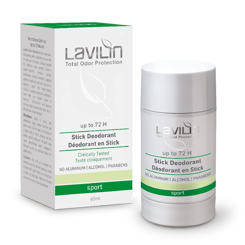 Lavilin aluminum-free deodorant packaging showing skin-safe, long-lasting freshness for daily wear.