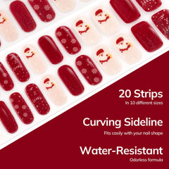 Lavinda golden-tree nail strips for luminous, party-ready nails.