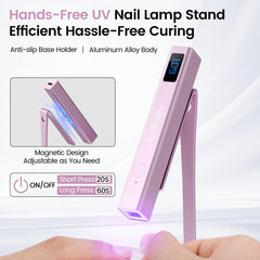 Lavinda portable cordless nail dryer lets you work anywhere.