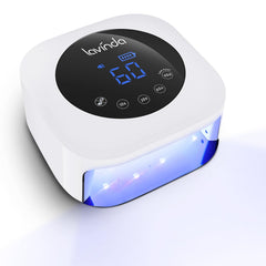 Lavinda UV LED Nail Lamp front view for compact home gel curing
