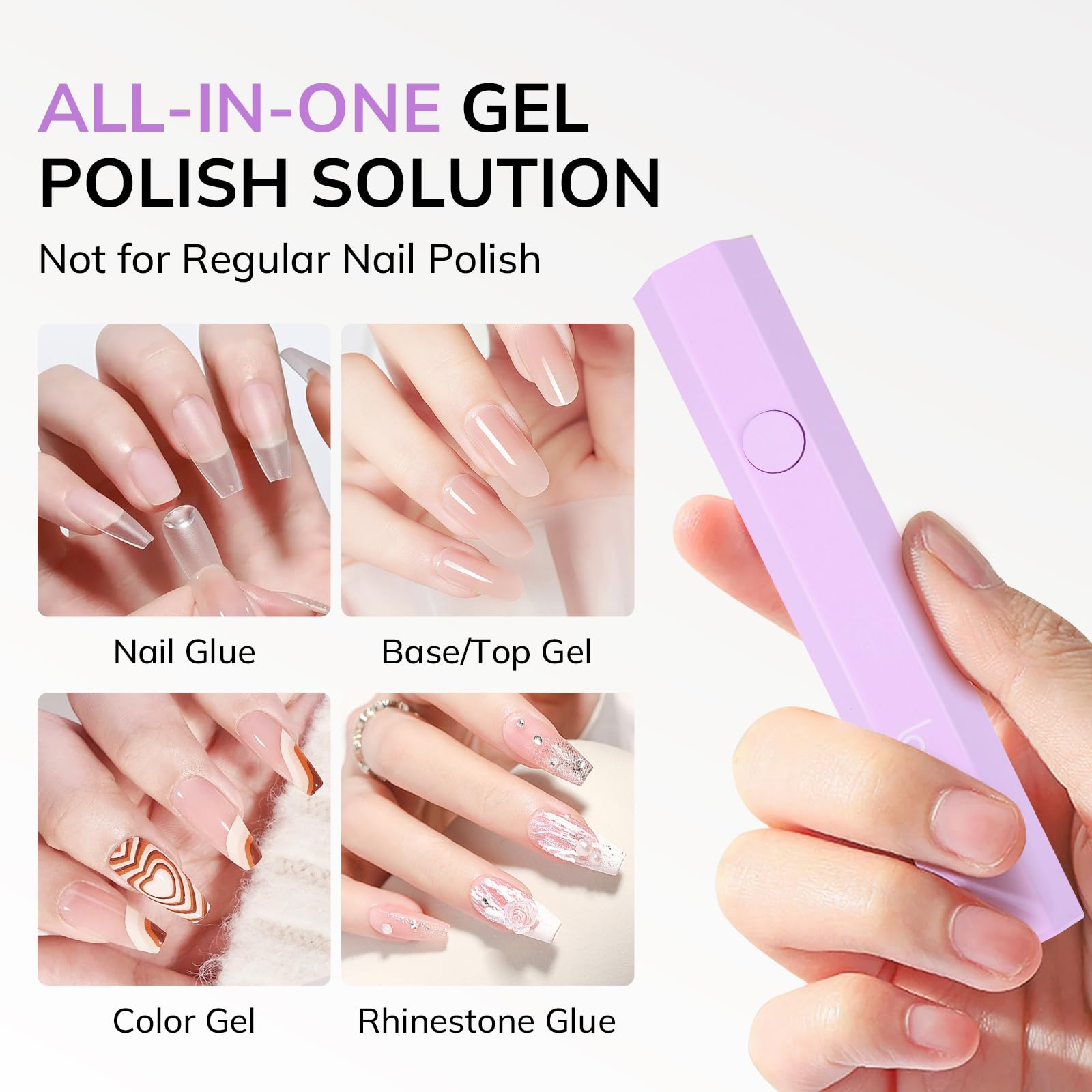 Lavinda UV LED nail lamp ensuring precise curing for gel polish