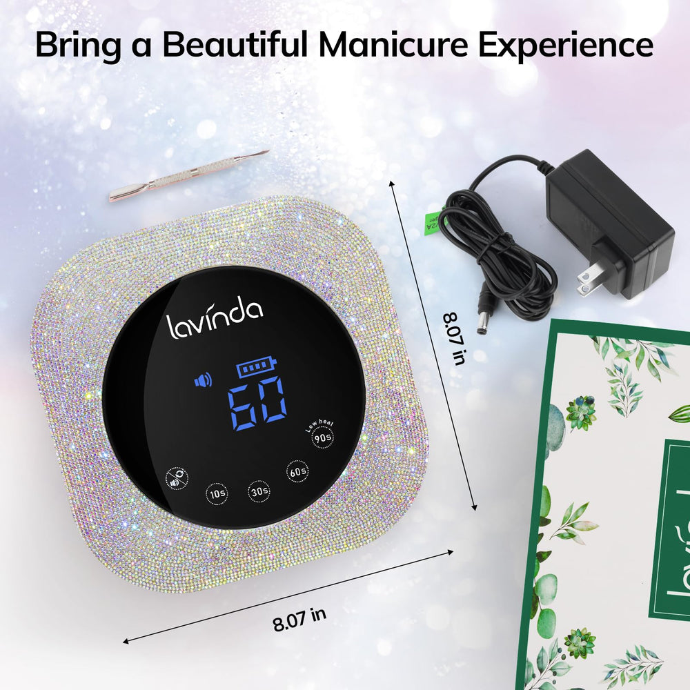 Lavinda UV LED Nail Lamp premium design supports long-lasting use.