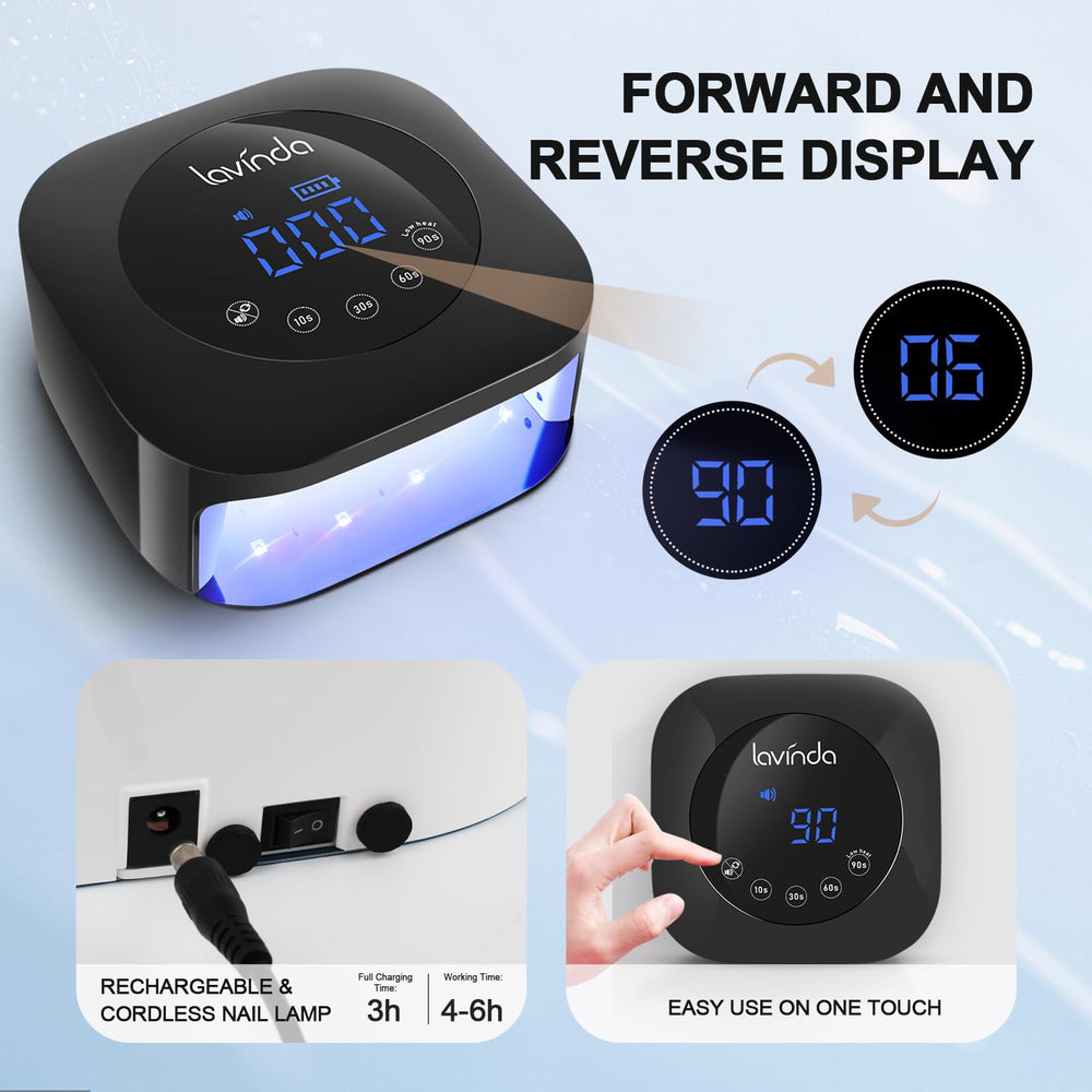 Lavinda UV Nail Lamp suitable for professional salon use with quick curing results