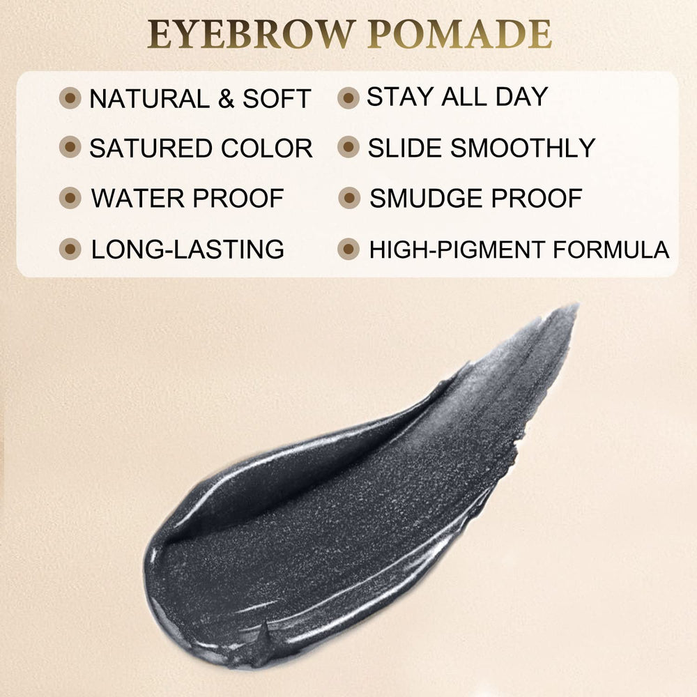 LAVONE dual-ended brow brush close-up for shaping and blending