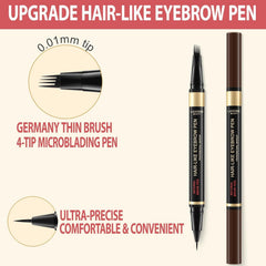 LAVONE Eyebrow Gel clear-hold shown for lightweight brow setting.