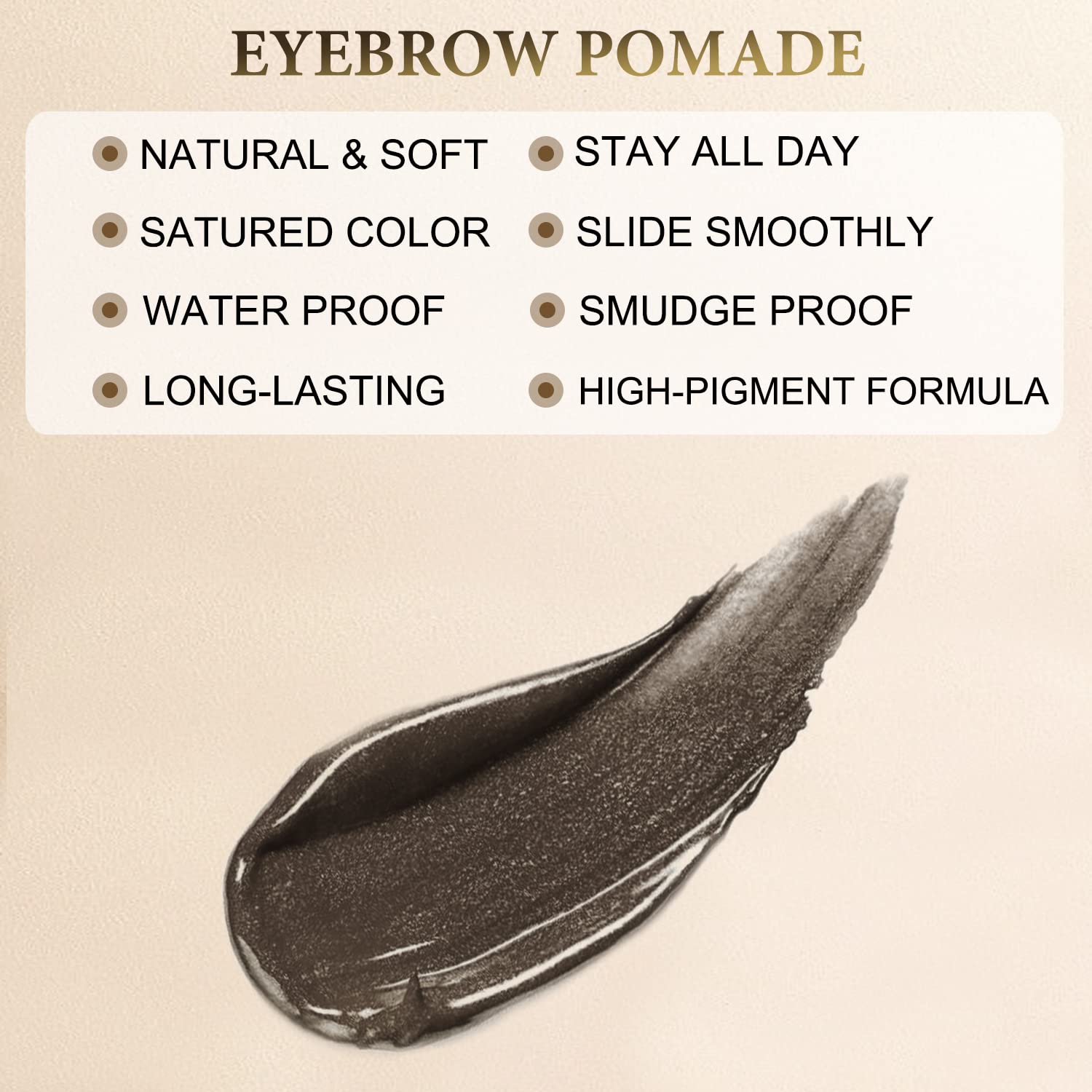 Lavone eyebrow kit zipper pouch keeps tools organized on the go