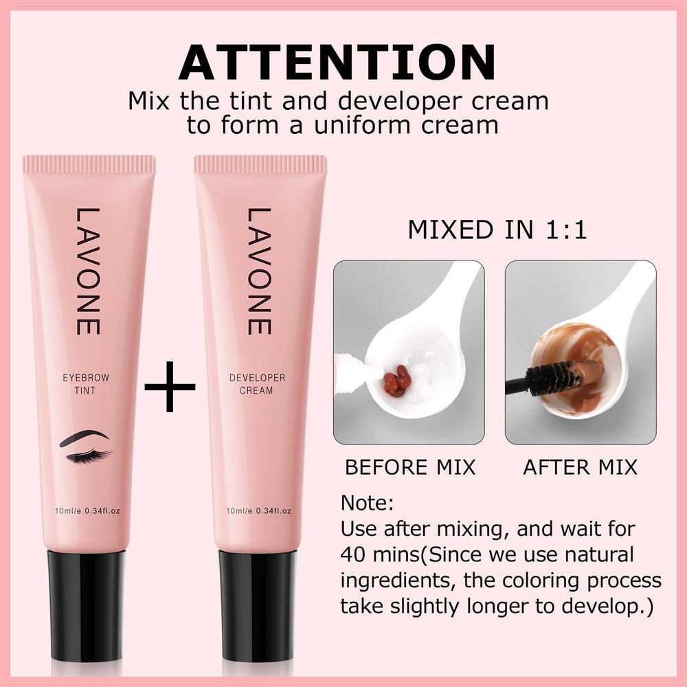 LAVONE Eyebrow Pencil close-up delivering precise, natural-looking hair strokes.