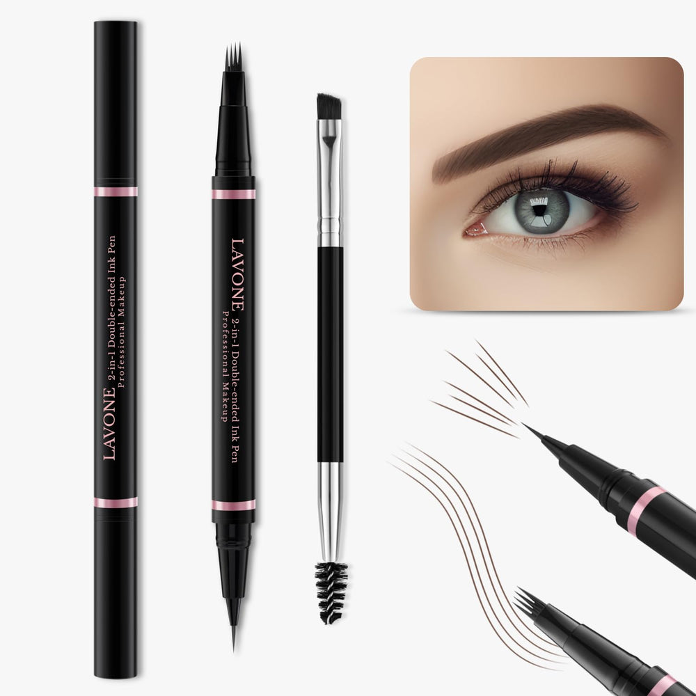 LAVONE eyebrow pomade Brunette provides strong hold for defined shape