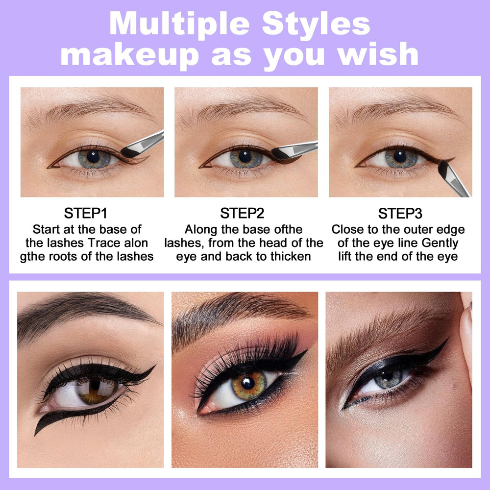 LAVONE Eyeliner Set complete-look for bold eye makeup.