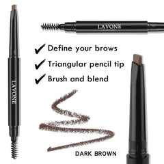 LAVONE liquid eyeliner waterproof black for sharp defined eyes