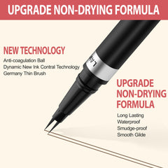 LAVONE waterproof liquid eyeliner in black offers precise, smudge-resistant lines.