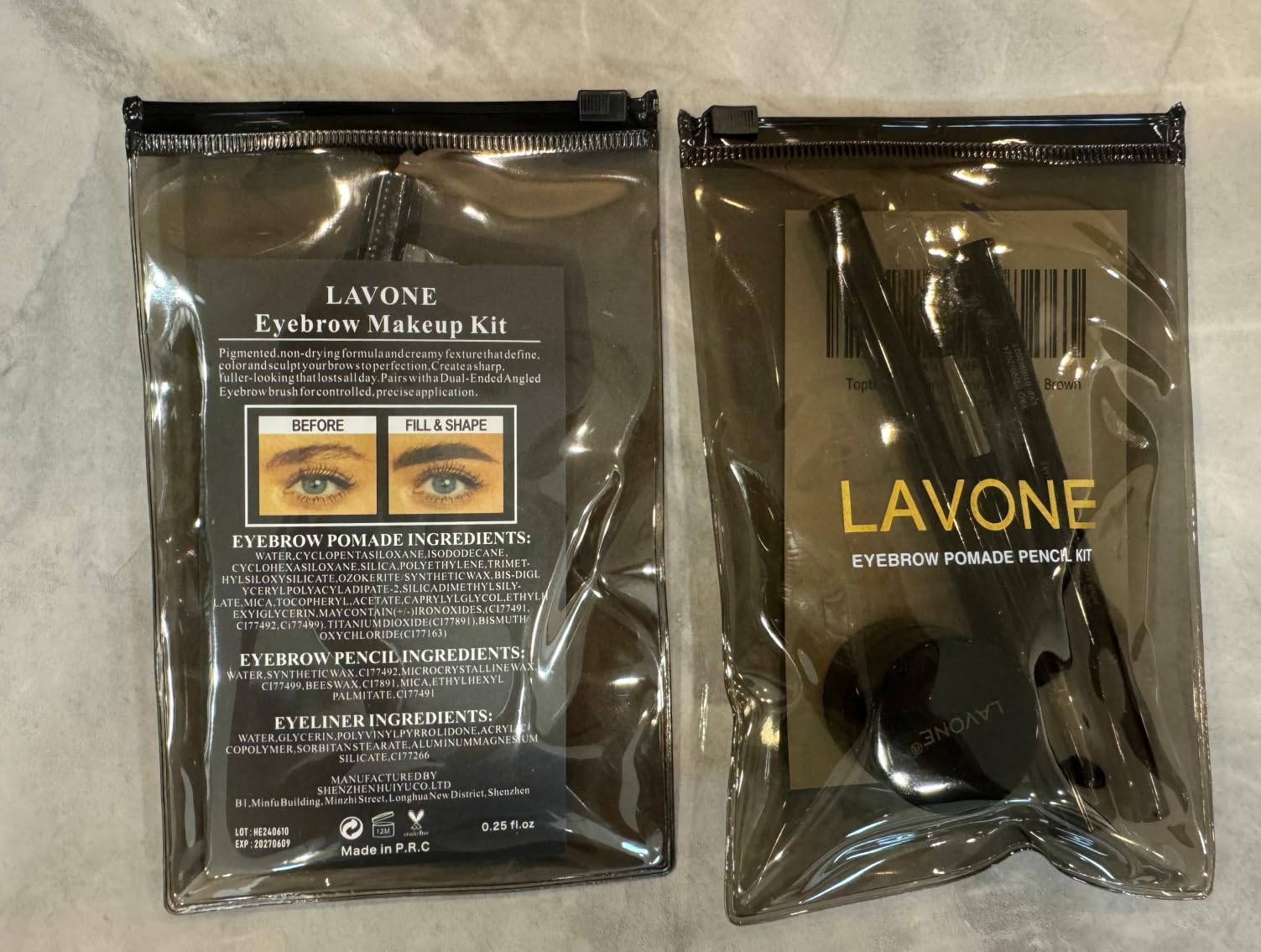 LAVONE waterproof smudge-proof design image highlighting all-day wear