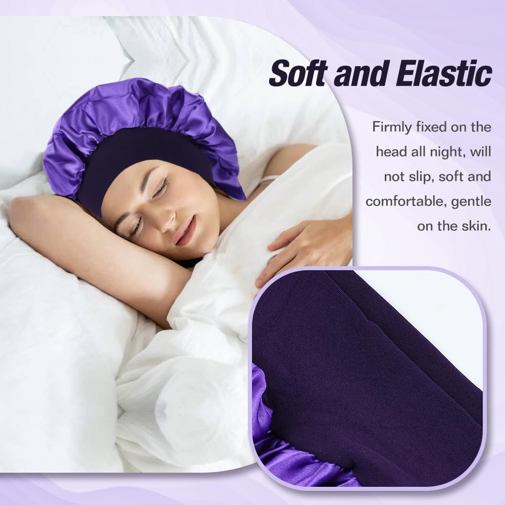Lawie soft satin fabric reduces friction for smoother hair.