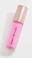 Lawless Forget the Filler Daisy Pink gloss on lips for instant shine and fullness
