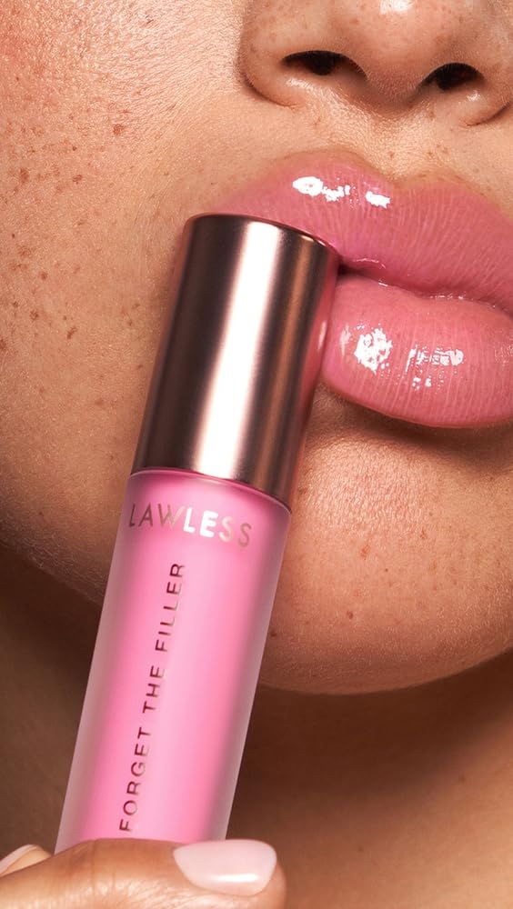 Lawless Forget the Filler Daisy Pink color swatches show sheer, creamy shade