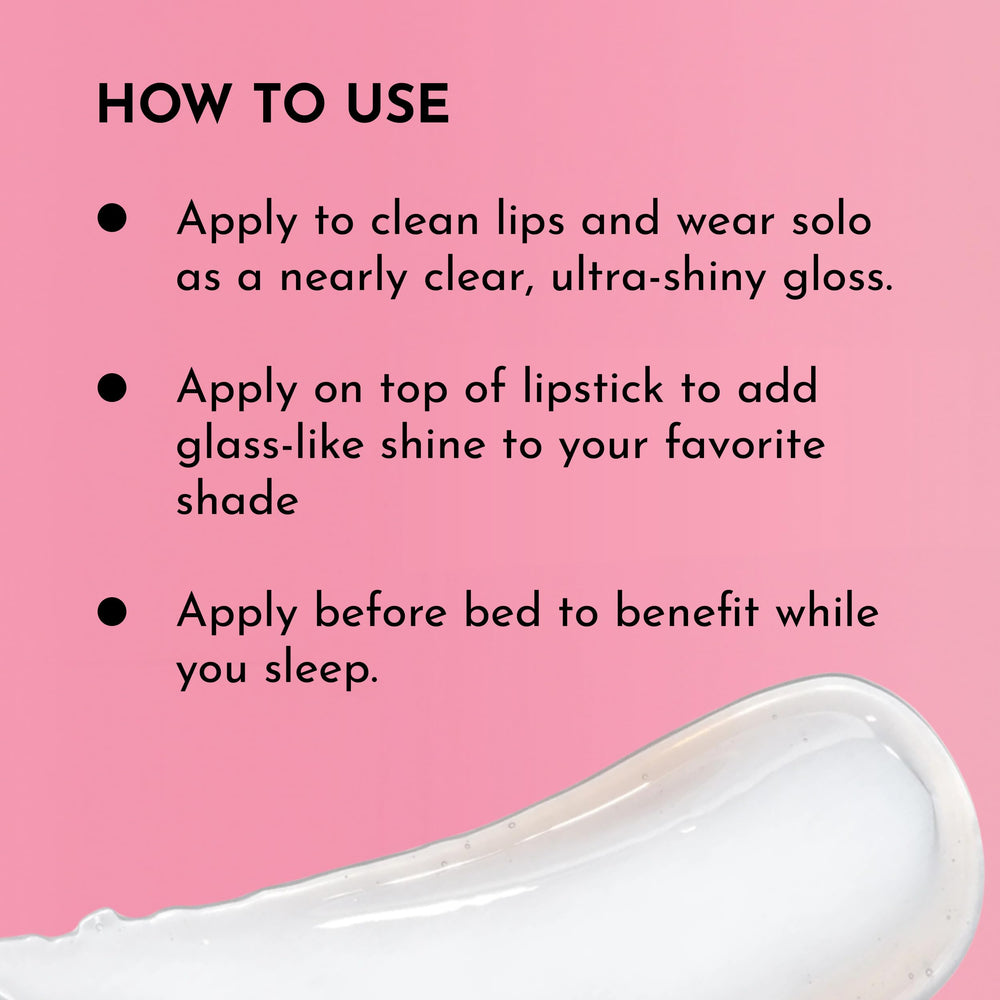 Lawless Forget The Filler Lip Plumper Rosy Outlook color-swirl closeup highlights rosy-pink hue.