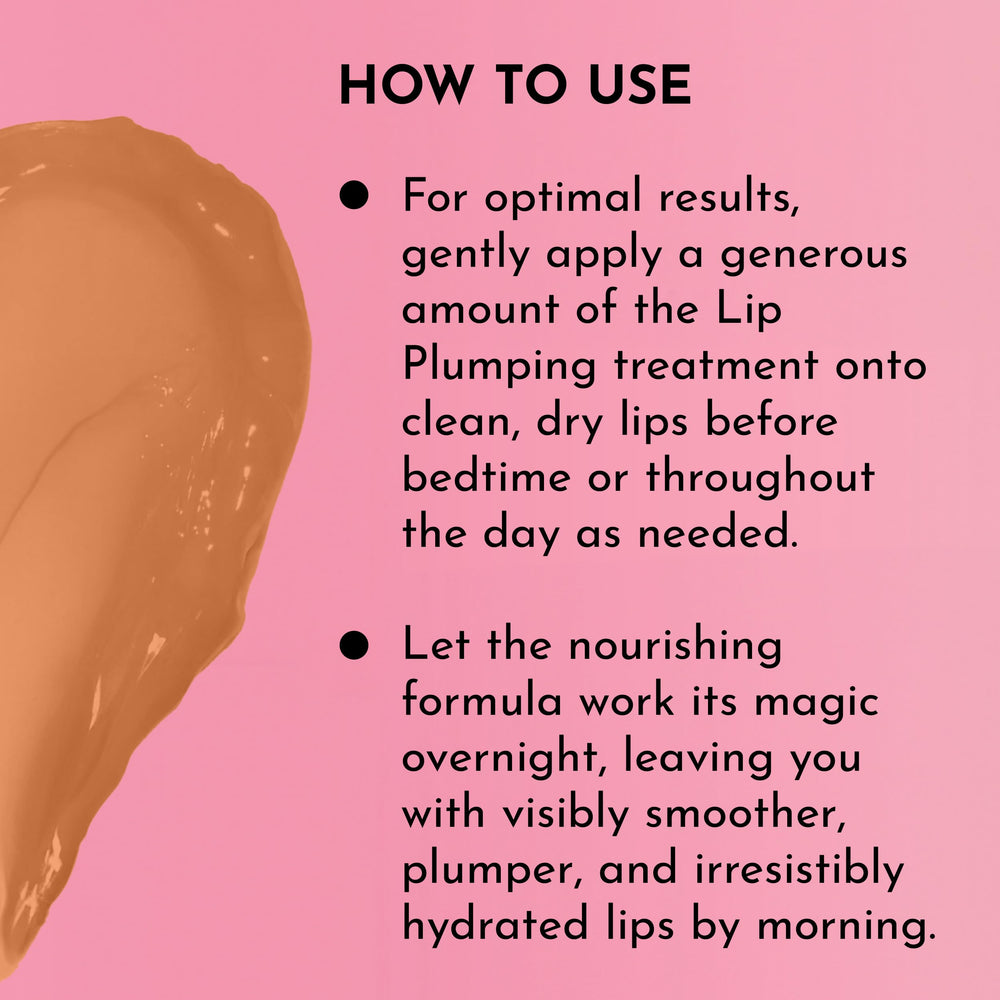 Lawless Forget The Filler Overnight Lip Mask shea butter scene emphasizes deep moisturization