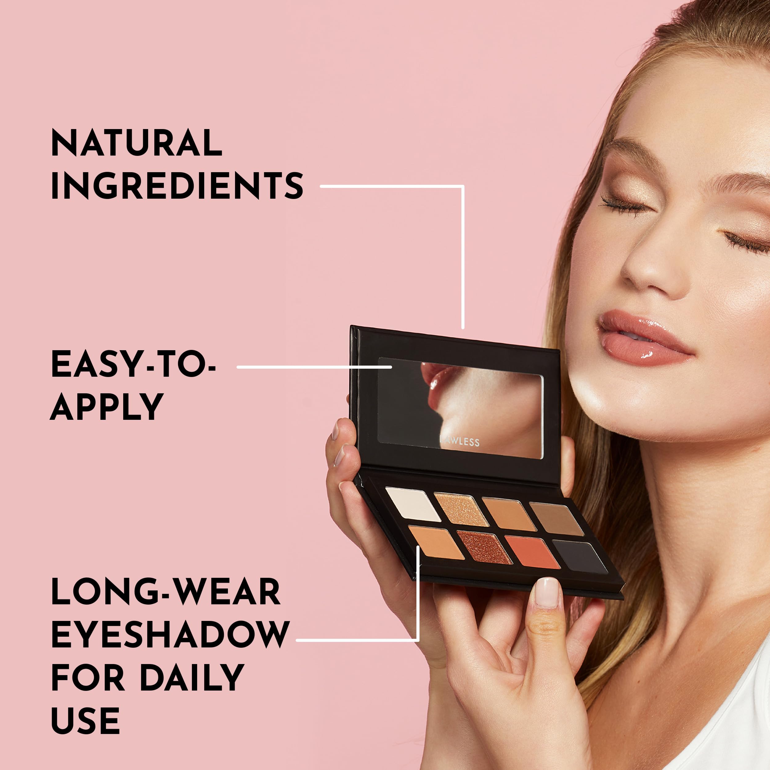 Close-up texture of Lawless The Little One Palette highlighting silky, blendable finish