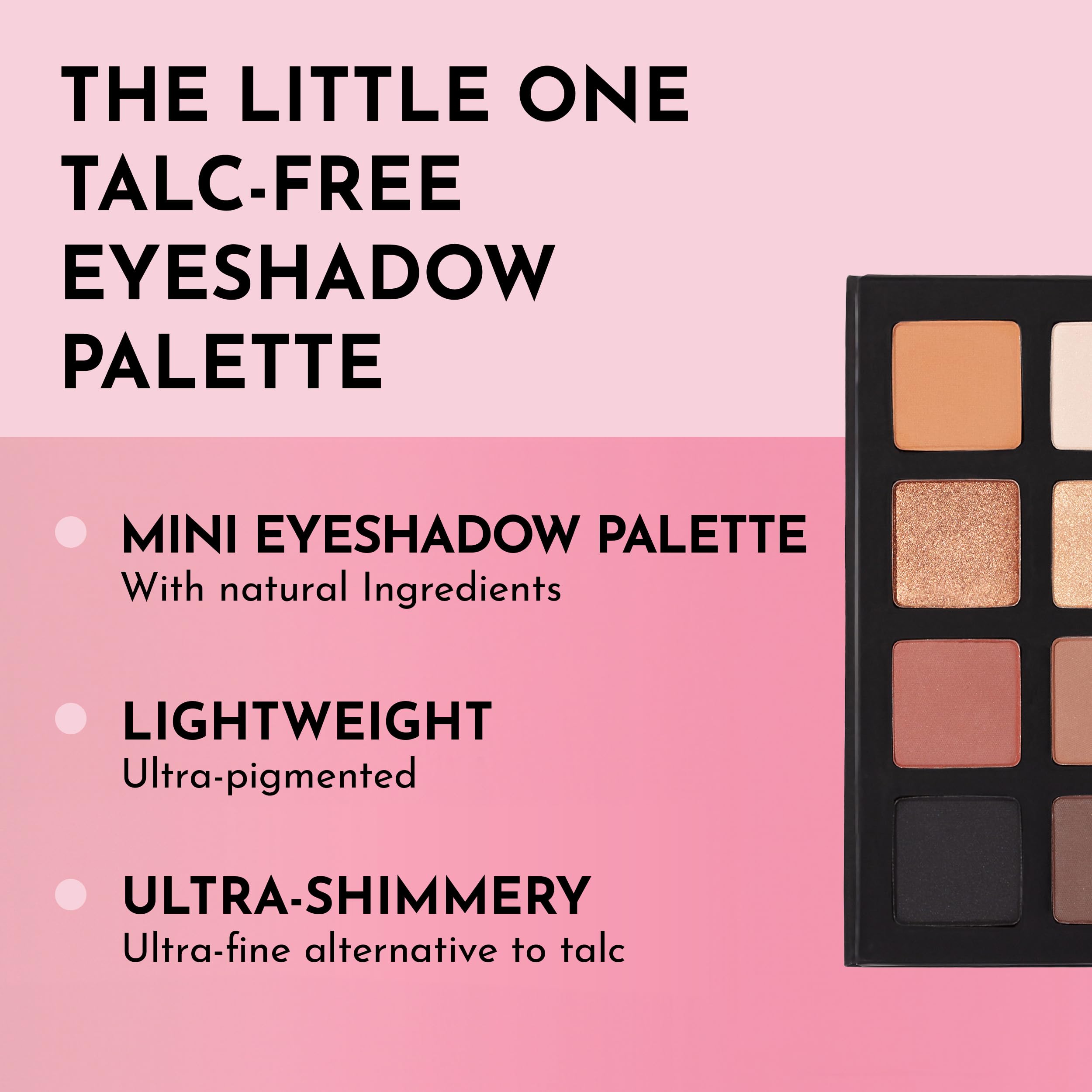 Open Lawless The Little One Palette compact showing travel-friendly design for on-the-go makeup