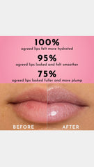 Lawless lip gloss applicator applies gloss for pillowy-soft, hydrated lips.
