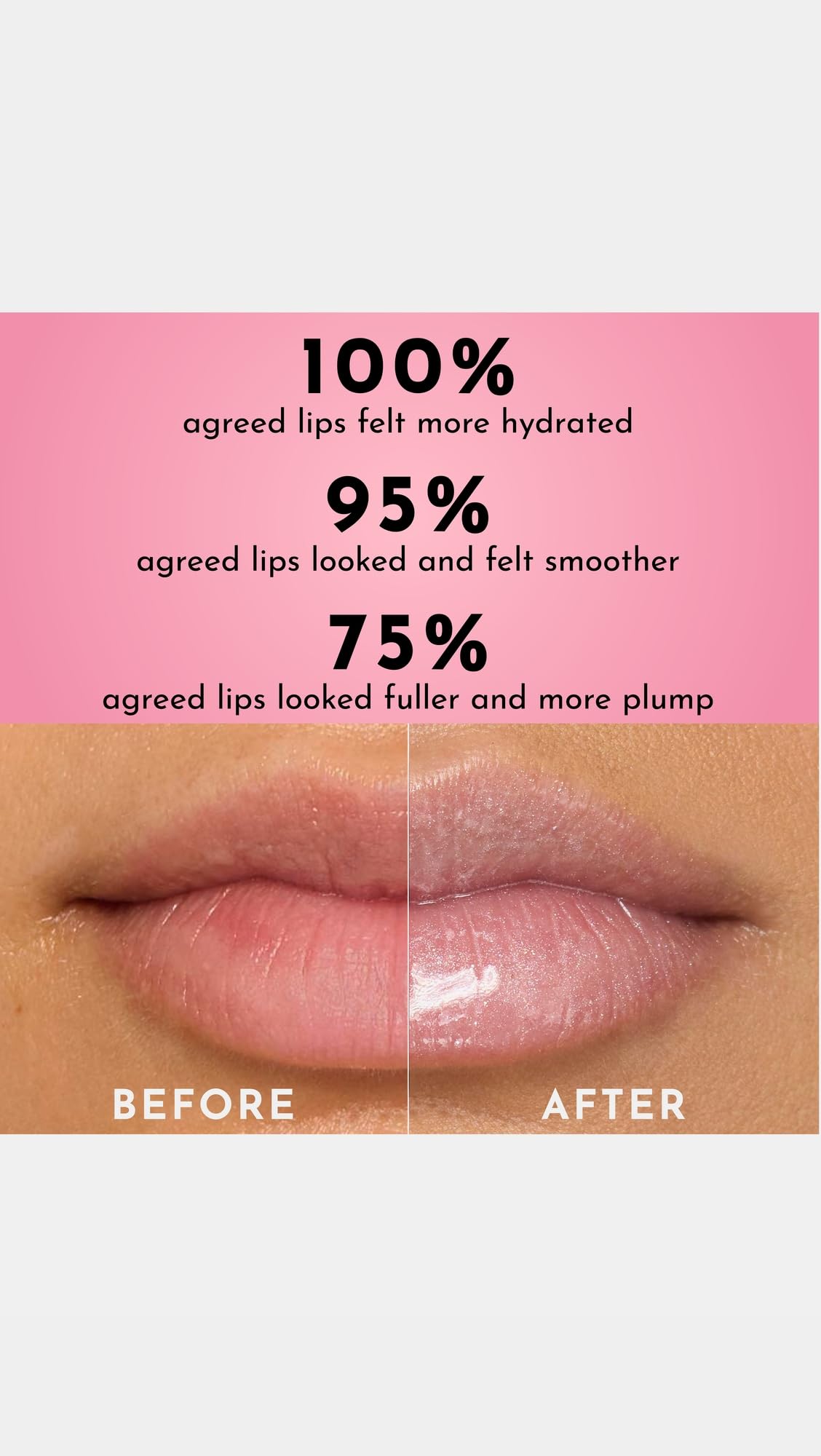 Lawless Forget The Filler swatch on lips shows Blooming Heirloom Pink.