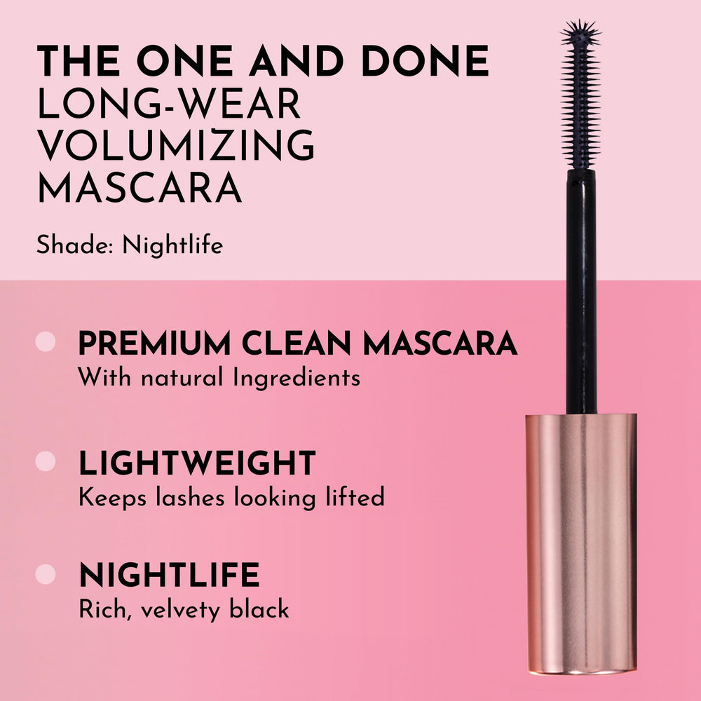 LAWLESS The One & Done mascara brush elastomer view showing lift and separation