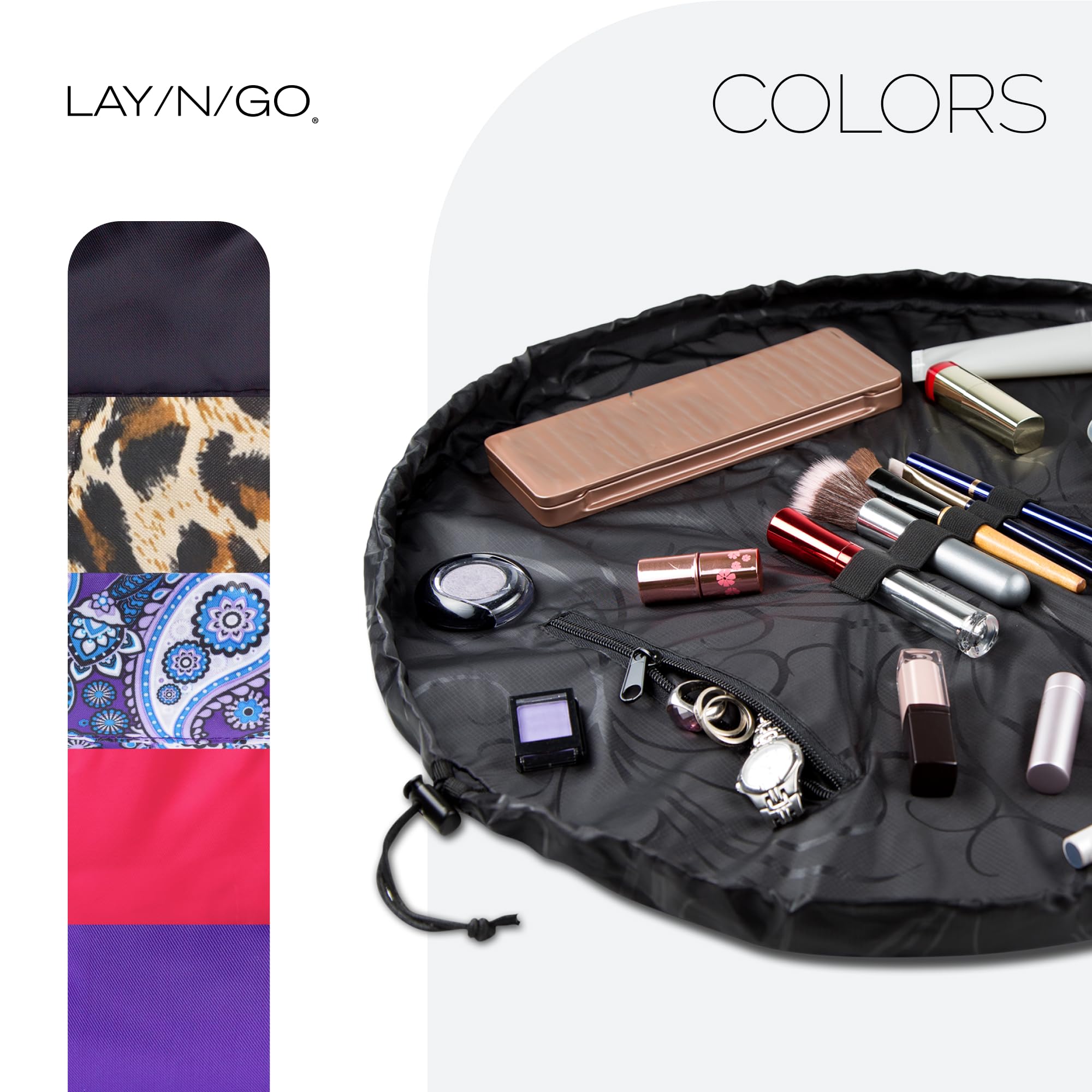 Lay-n-Go Cosmo durable tote is easy to machine wash after trips.