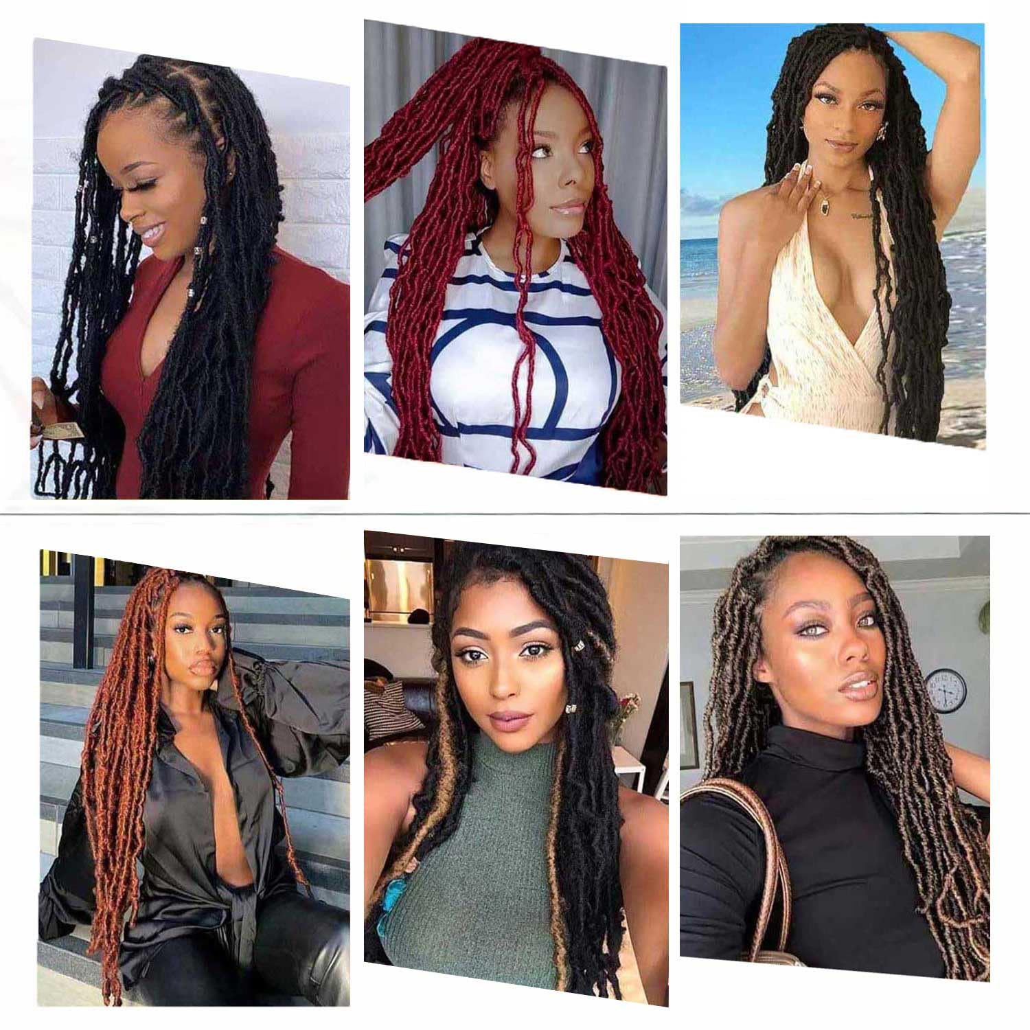 Layashow 24 inch dreadlocs, washable and care-friendly.